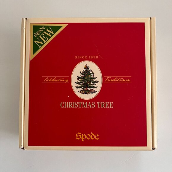 NOS Vintage 2003 Spode Christmas Tree 6" Revere Bowl Holiday Dish Collectible - Picture 7 of 14